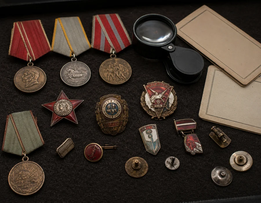 Soviet Medals, Badges and Pins